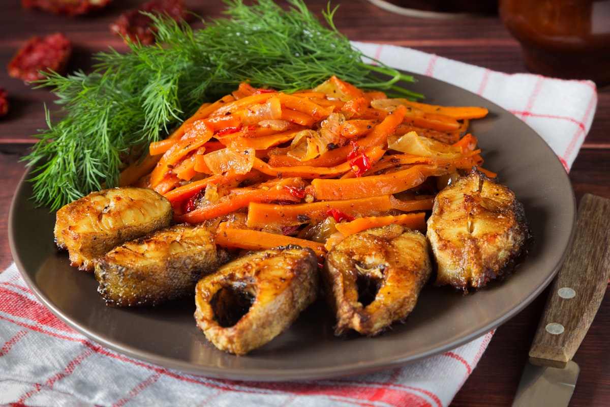 Healthy balanced meal example